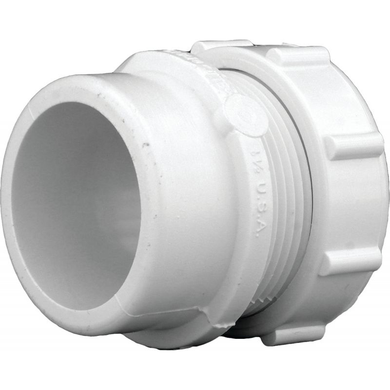 Charlotte Pipe Male PVC Waste Adapter 1-1/2 In. X 1-1/4 In.