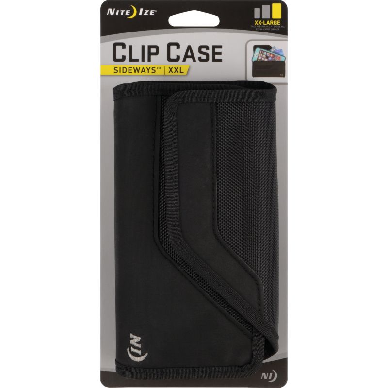 Nite Ize Sideways Clip Case Cell Phone Case 6.9 In. X 3.8 In. X 1.9 In., Black