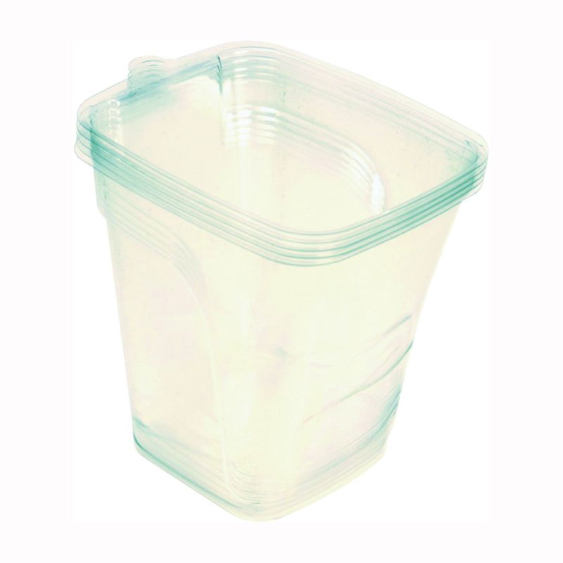 Werner AC27-L Paint Cup Liner, Disposable, Lock-in, Stepladder, Plastic, Clear, For: AC27-P Paint Cup Clear