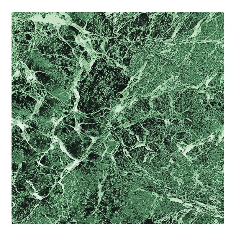 ProSource CL1108 Vinyl Self-Adhesive Floor Tile, 12 in L Tile, 12 in W Tile, Square Edge, Marble Green Marble Green
