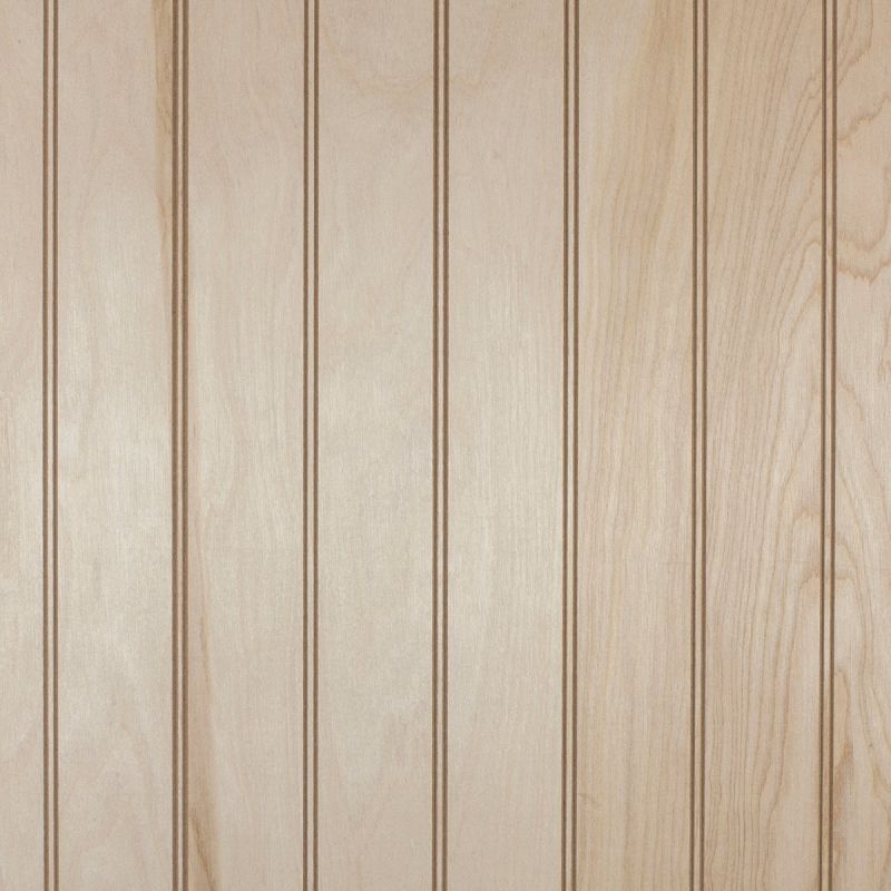 Global Product Sourcing Classic Wood Veneer Wall Paneling 4 Ft. X 8 Ft. X 1/4 In., Barrington Birch, Beaded