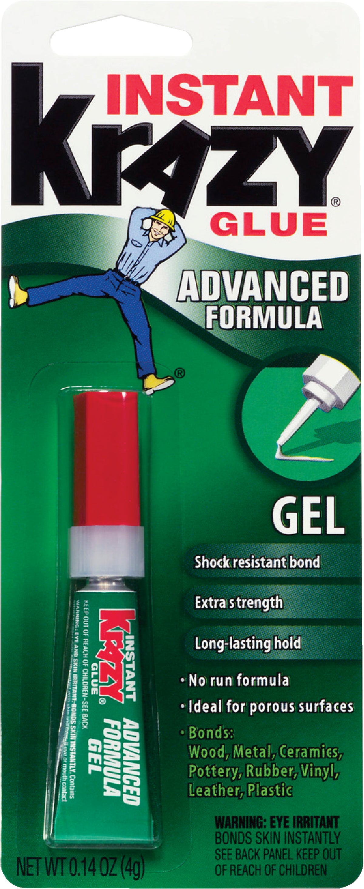 Krazy Glue Maximum Bond Super Glue Gel 0.14 Oz.