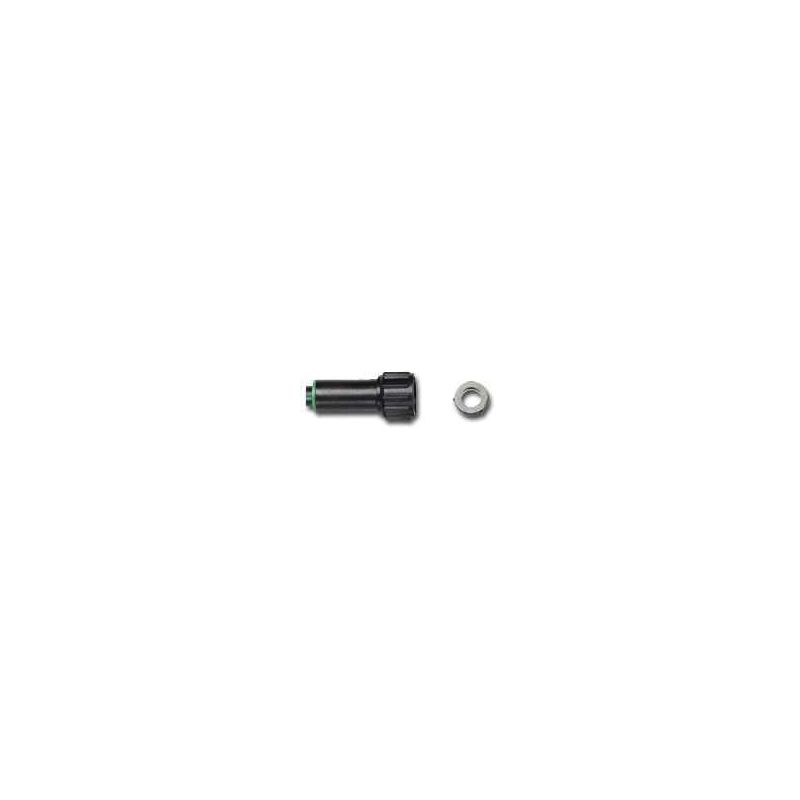 Raindrip R321CT Swivel Adapter, 3/4 x 1/2 in Connection, MPT x Compression, Black Black