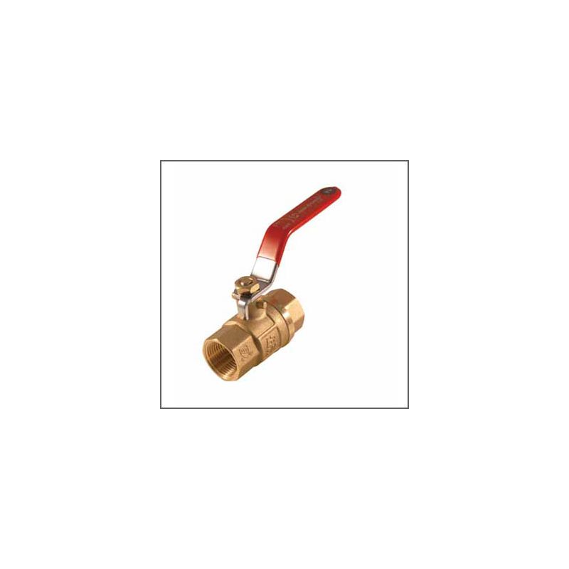aqua-dynamic 1197-006 Ball Valve, 1-1/4 in Connection, Threaded, 600 psi Pressure, Brass Body