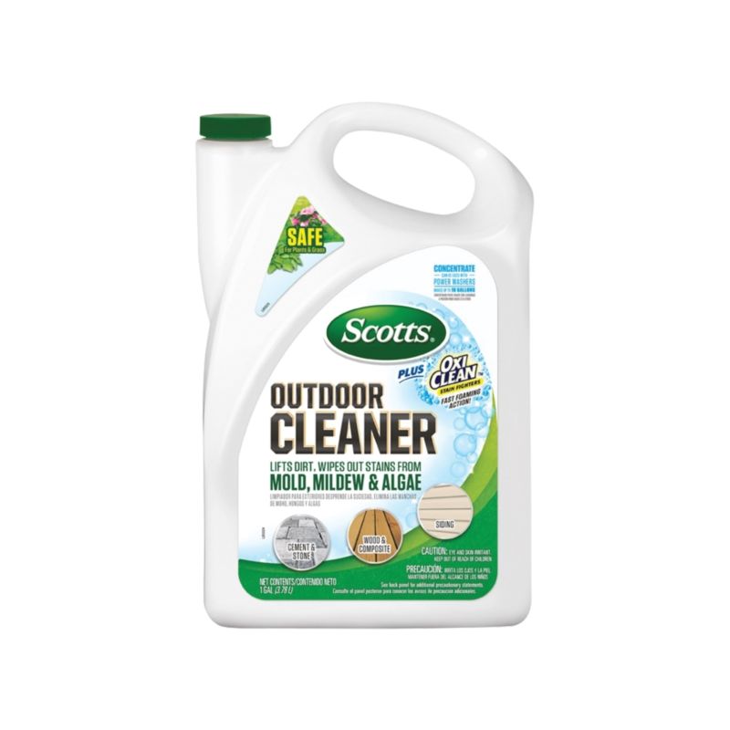 OXICLEAN 51070 Outdoor Cleaner, 1 gal, Liquid, Clear Clear