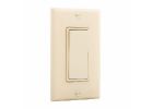 Eaton Wiring Devices 7501V-BOX Rocker Switch, 15 A, 120/277 V, SPST, Back Wire, Push Wire Terminal, Ivory Ivory