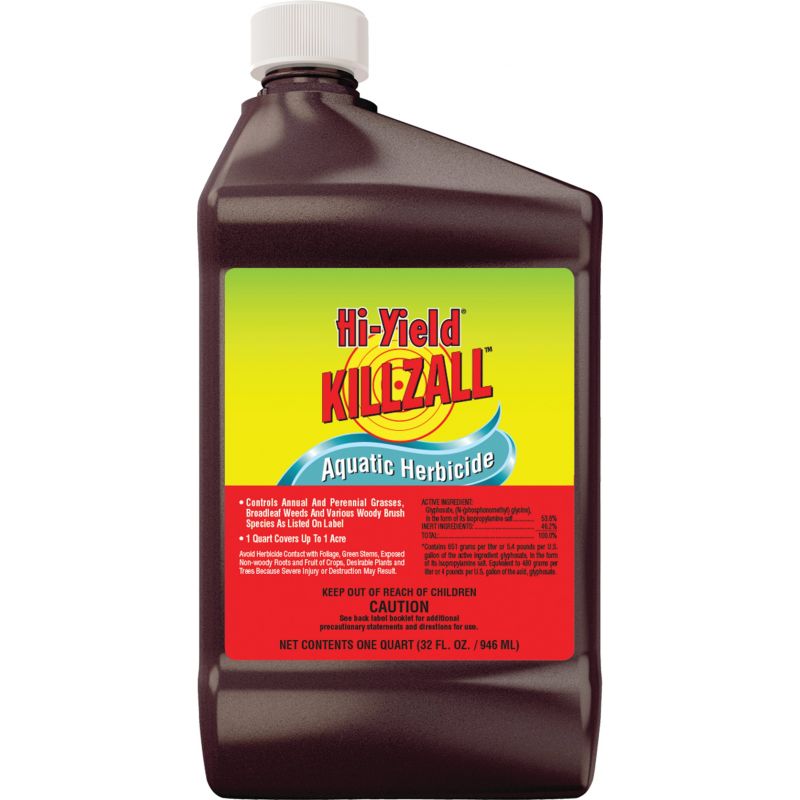 Hi-Yield Killzall Weed &amp; Grass Killer Aquatic Herbicide 32 Oz., Pourable