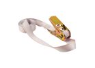 Keeper 89512 Tie-Down Strap, 1 in W, 13 ft L, Gray, 400 lb Working Load, Loop End Gray