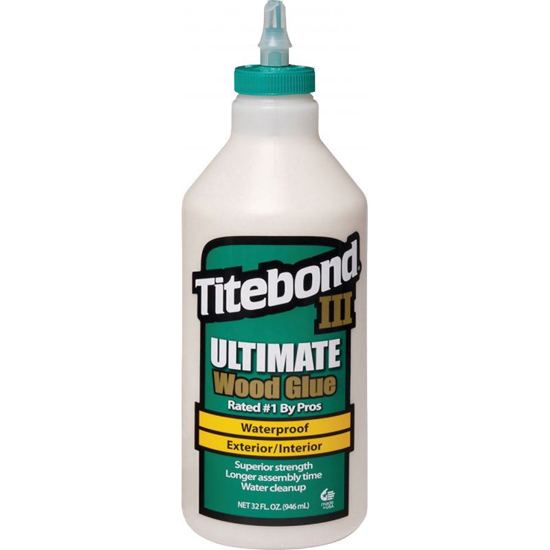 Titebond III Ultimate Wood Glue Tan, 1 Qt.