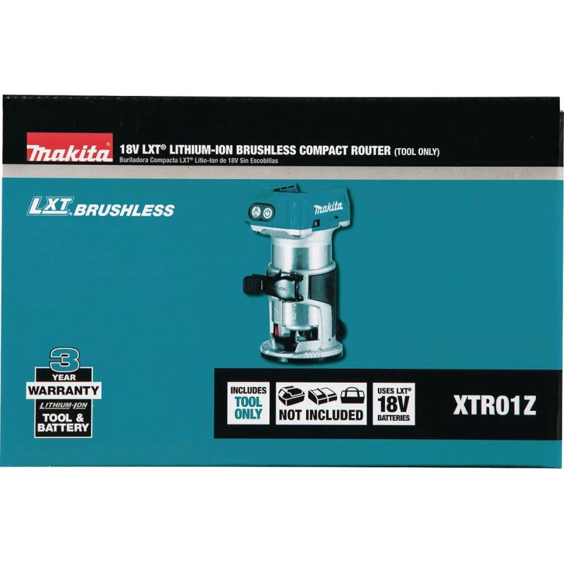 Makita 18V LXT Brushless Cordless Router - Tool Only