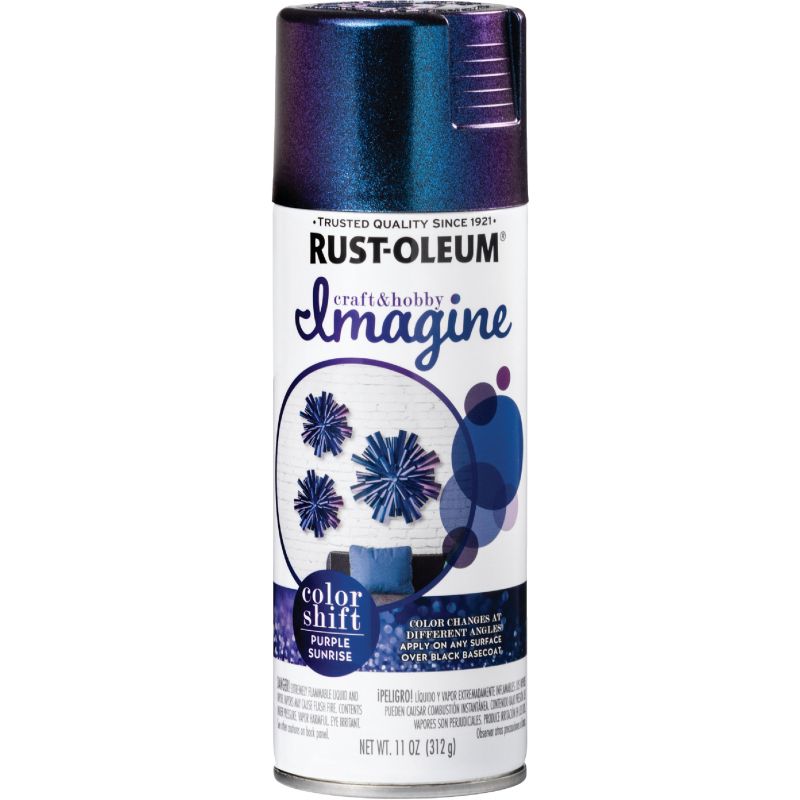 Rust-Oleum Imagine Color Shift Craft Spray Paint Purple Sunrise, 11 Oz.
