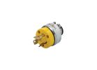 Arrow Hart 2473-BOX Locking Plug, 2 -Pole, 15 A, 125 V, Yellow Yellow