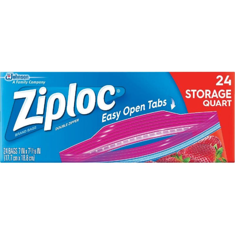 Ziploc Food Storage Bag Quart