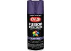 Krylon Fusion All-In-One Spray Paint &amp; Primer Purple, 12 Oz.