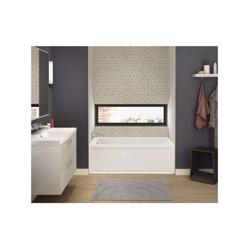 Maax New Town 6032 Series 105456-L-000 Bathtub, 38 to 44 g, 59-3/4 in L, 32 in W, 20-1/2 in H, Alcove Installation 38 To 44 G, White