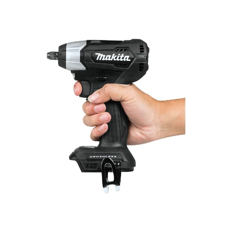 Makita XWT12ZB Impact Wrench, Tool Only, 18 V, 3/8 in Drive, Square Drive, 0 to 3600 ipm, 0 to 2400 rpm Speed