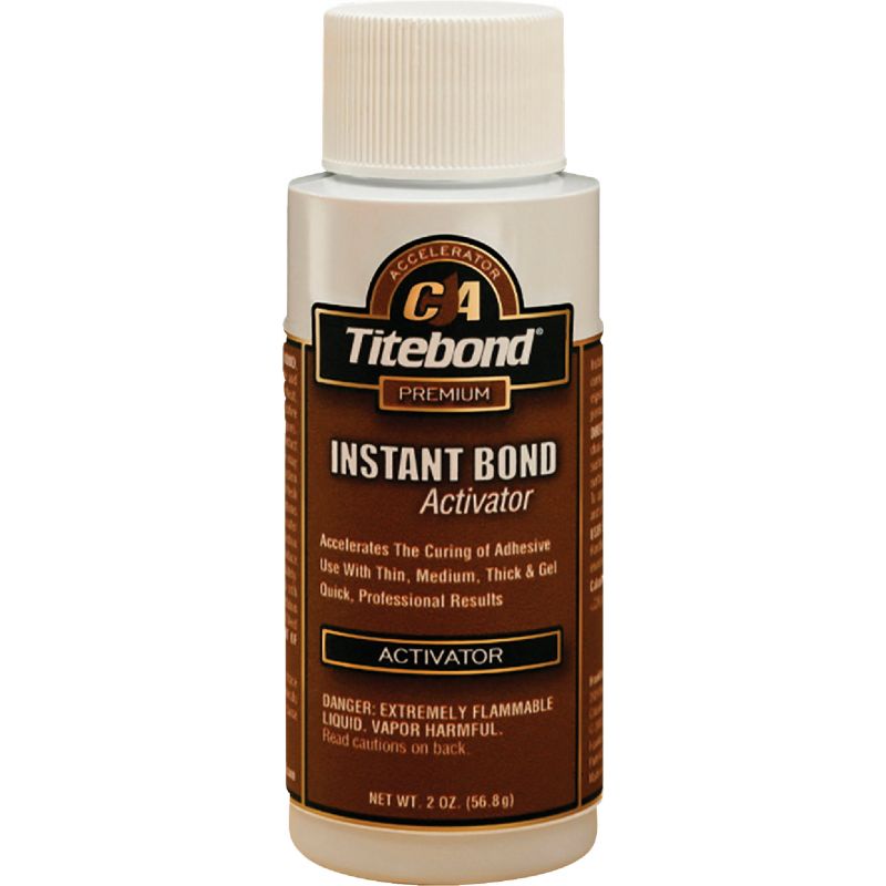 Titebond Instant Bond CA Glue Activator Clear, 2 Oz.