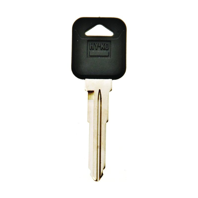 Hy-Ko 12005MZ19 Automotive Key Blank, Brass/Plastic, Nickel, For: Mazda Vehicle Locks (Pack of 5)