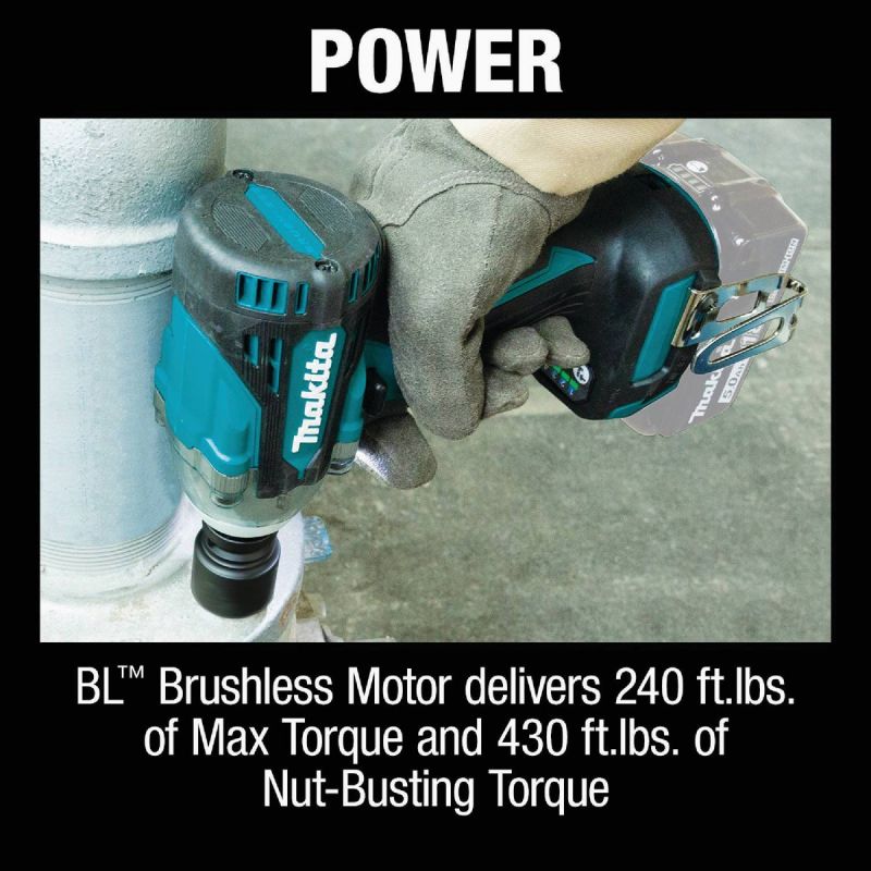 Makita 18V 4-Speed Cordless Impact Wrench - Tool Only