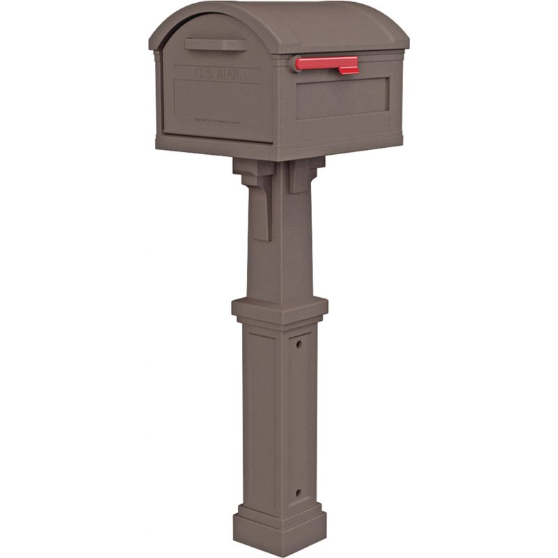 Gibraltar Grand Haven All-In-One Mailbox Mocha