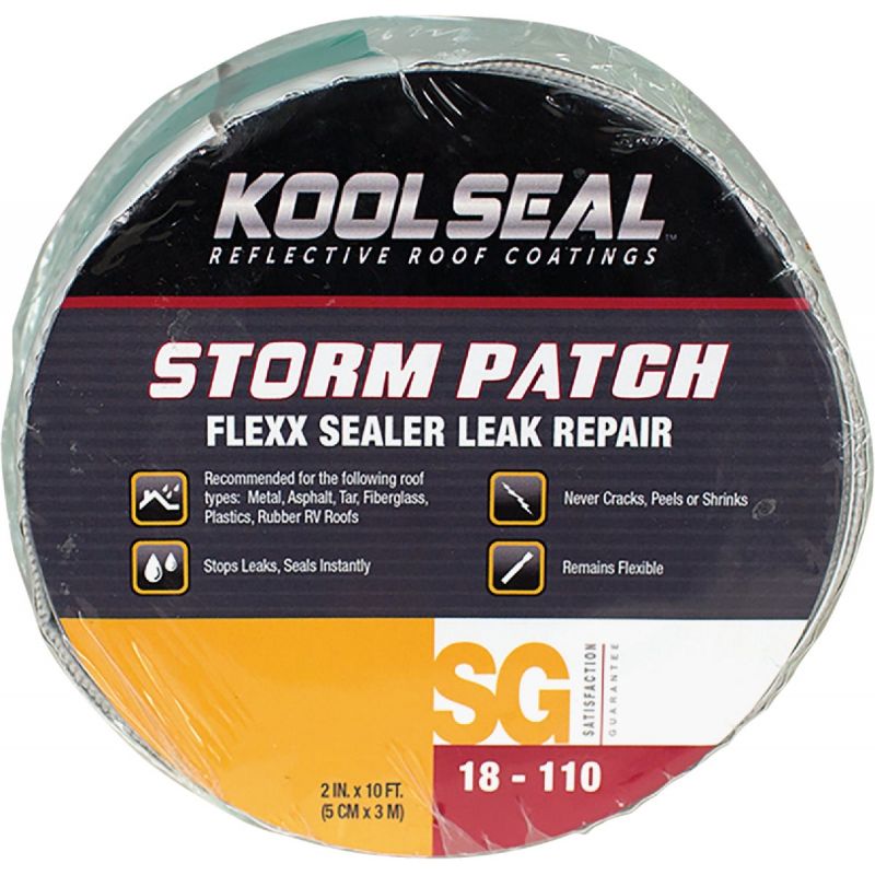 Kool Seal Storm Patch Flexx Sealer Permanent Leak Repair 2 In. X 10 Ft., Gray