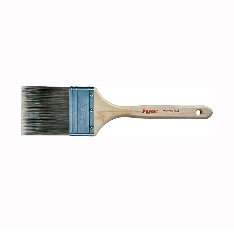 Purdy Syntox Flat 402625 Trim Brush, Nylon Bristle, Flat Thin Handle