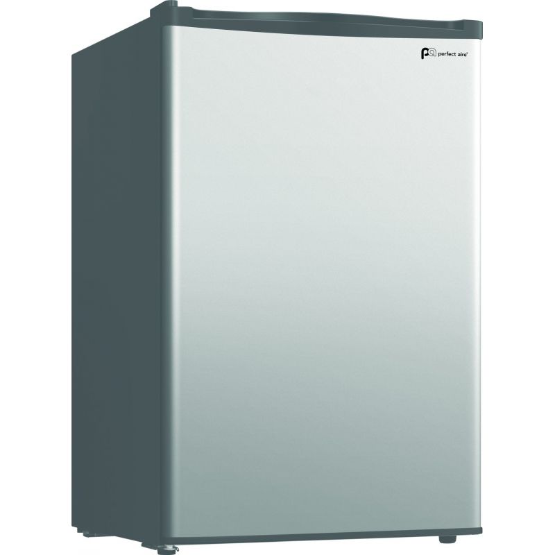 Perfect Aire 4.4 Cu. Ft. Mini Refrigerator 4.4 Cu. Ft., Silver