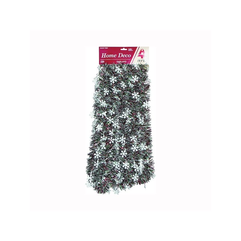 Holidaytrims 3686434 Snowflakes Christmas Garland, 18 in L (Pack of 12)