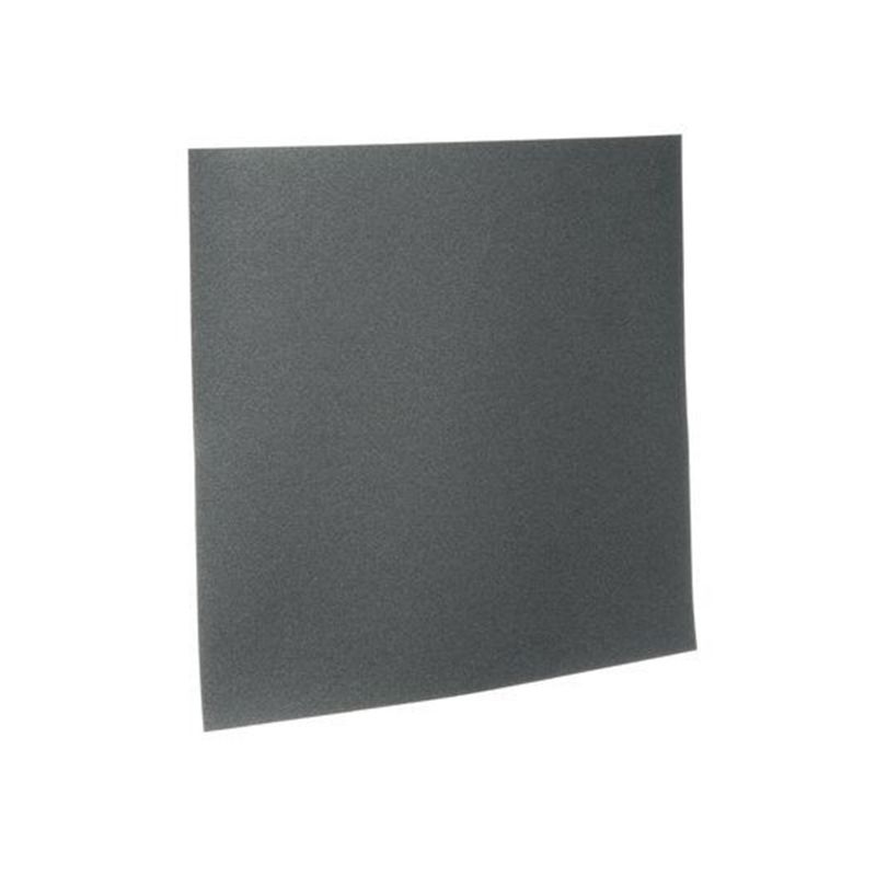 3M Wetordry 99422NA Sandpaper, 11 in L, 9 in W, Very Fine, 220 Grit, Silicon Carbide Abrasive, Paper Backing Black