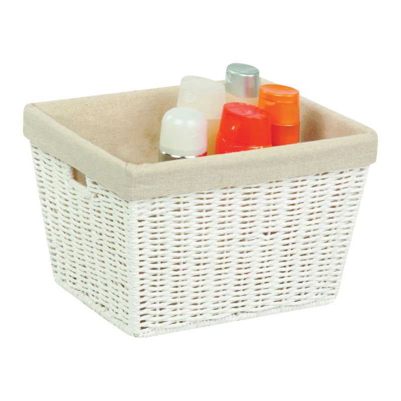 Honey-Can-Do STO-03560 Storage Basket, Paper, White White