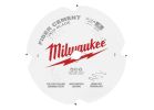 Milwaukee 48-40-7000 Circular Saw Blade, 7-1/4 in Dia, 5/8 in Arbor, 4-Teeth, Polycrystalline Diamond Cutting Edge