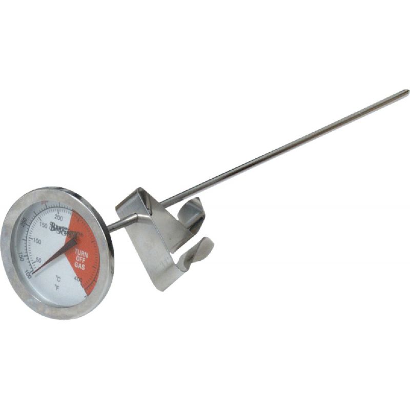 Bayou Classic Stainless Steel Thermometer 12 In. L.