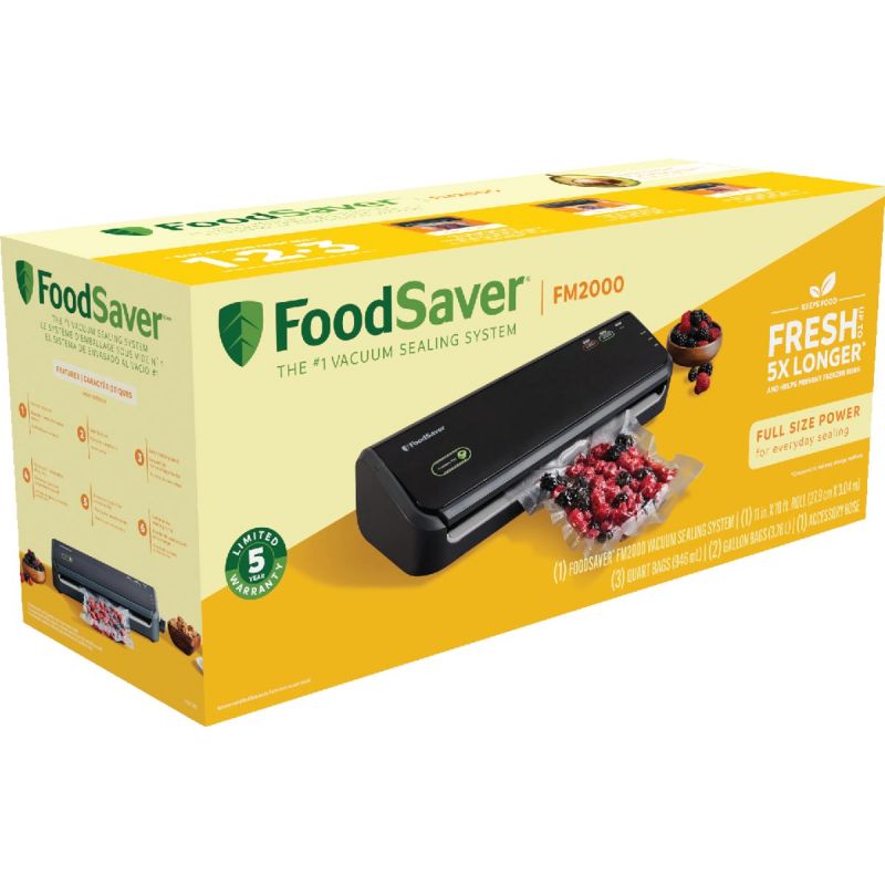 FoodSaver Vacuum Food Sealer System Black