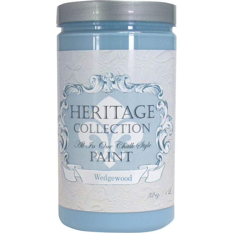 All-In-One Chalk Style Paint Wedgewood - Blue Gray Quart