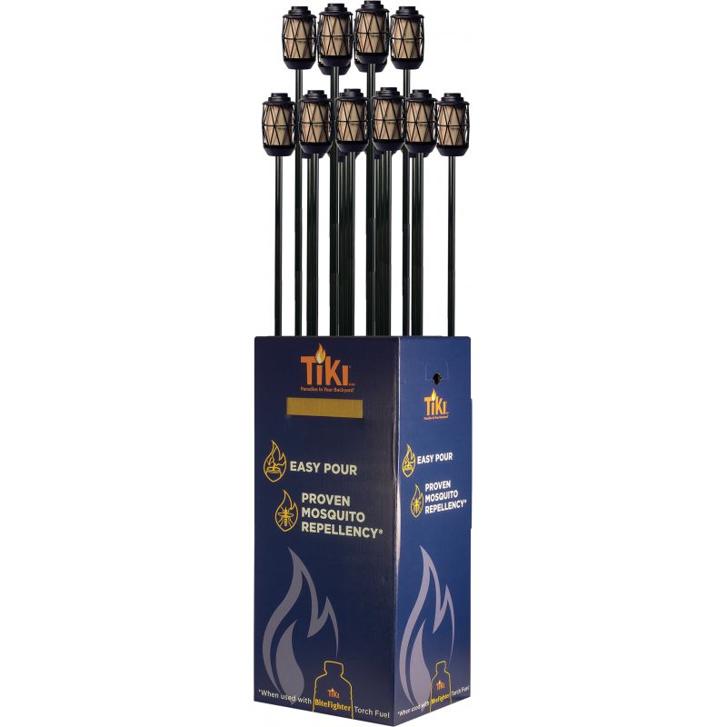 Tiki BiteFighter Patio Torch Black And Bronze (Pack of 18)