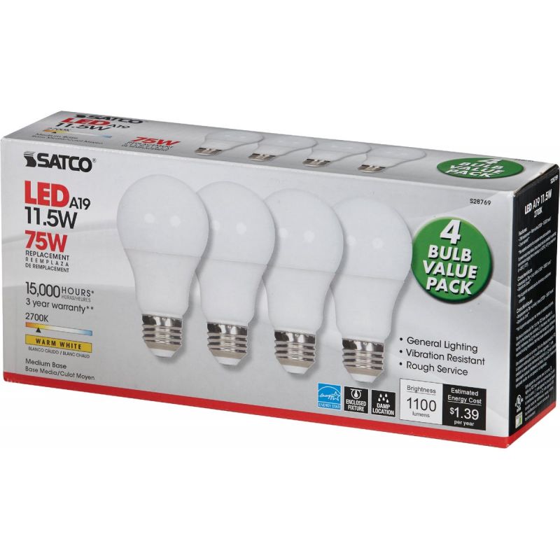 Buy Satco A19 Medium LED Light Bulb