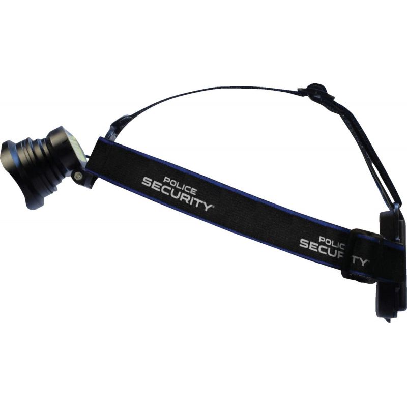 Police Security Breakout Pivoting LED Headlamp Black