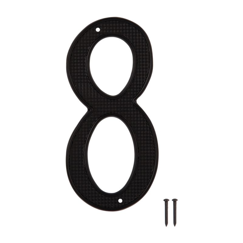 ProSource N-018-PS House Number, Character: 8, 4 in H Character, 2.28 in W Character