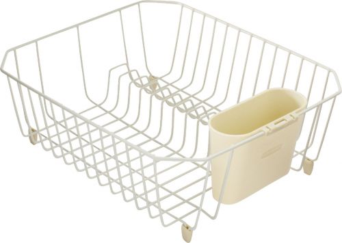 Rubbermaid Dish Drainer, Antimicrobial, Small, Chrome - NEW
