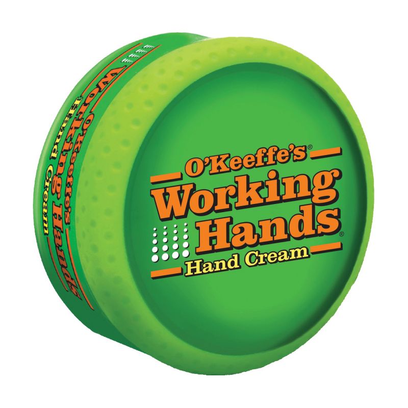 O&#039;Keeffe&#039;s Working Hands Series K0350007 Hand Cream, Odorless, 3.4 oz, Jar White