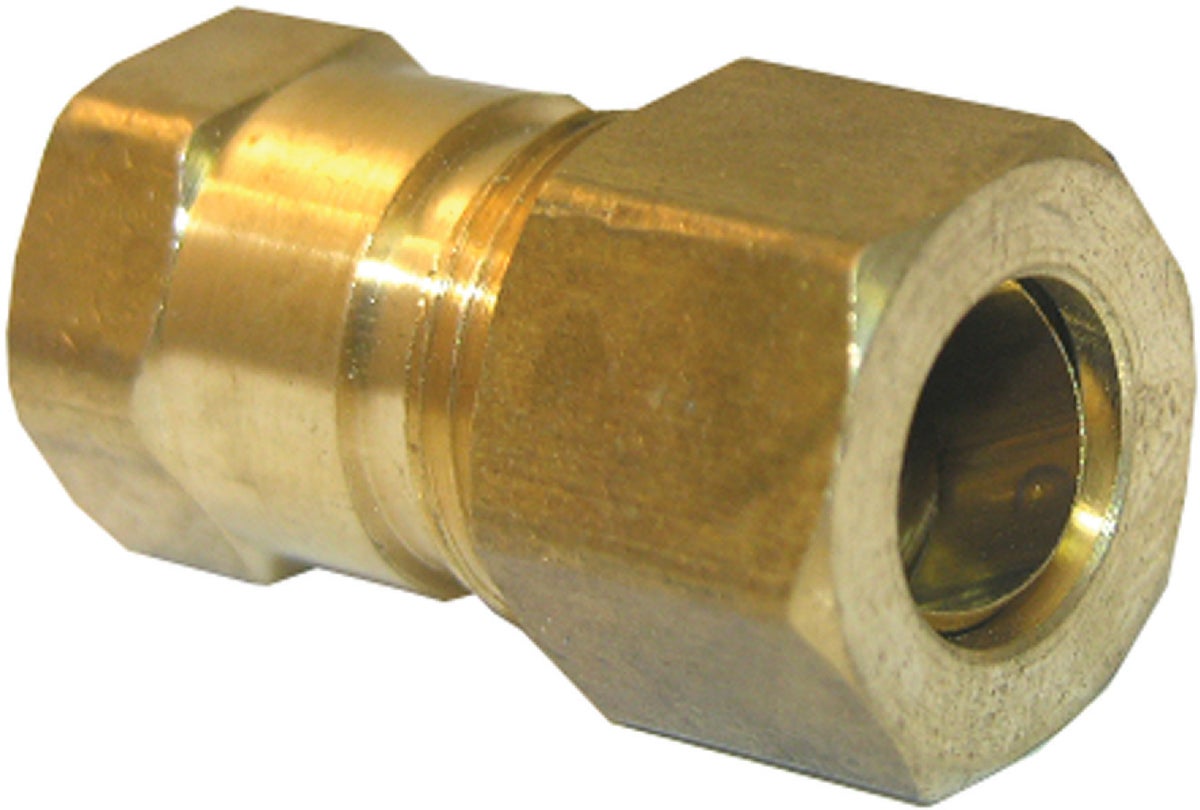 LASCO 17-6635 3/8-Inch Compression by 3/8-Inch Female Pipe Thread Brass Adapter