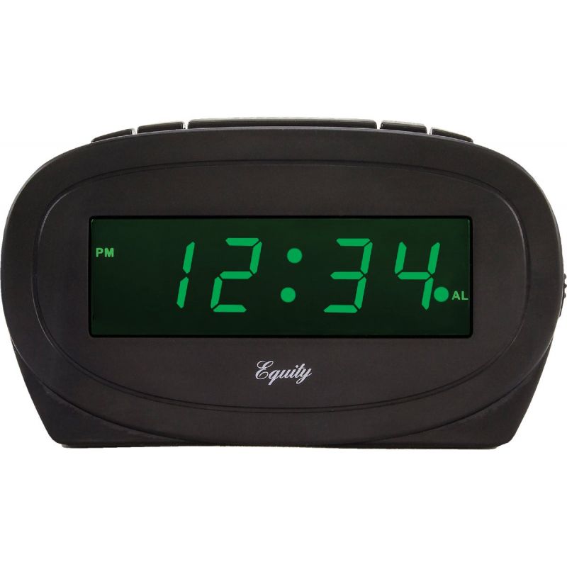 La Crosse Technology Equity Green LED Electric Alarm Clock