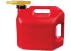 No-Spill Fuel Can 5 Gal., Red