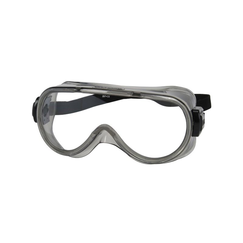 Safety Works 817698 Industrial-Grade Safety Goggles, Anti-Fog, Anti-Scratch Lens, Vinyl Lens, Vinyl Frame