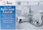 Home Impressions 2 Acrylic Handle 4 In. Centerset Bathroom Bathroom Faucet Traditional