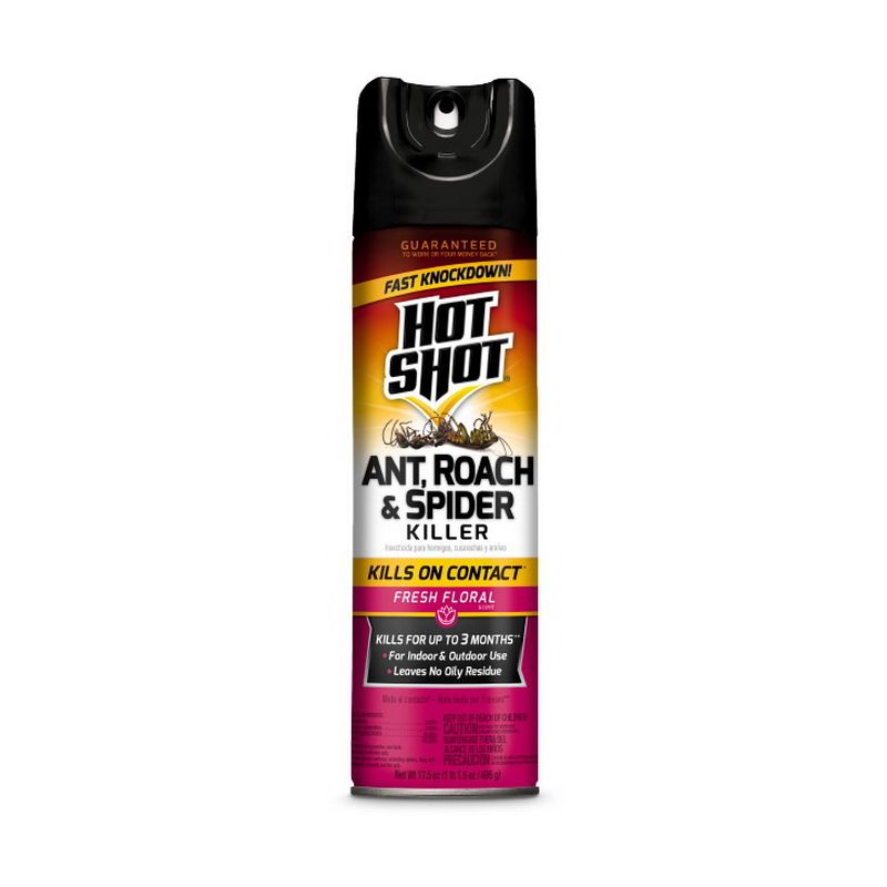 Hot Shot HG-96781 Ant, Liquid, Spray Application, Lawn, Non-Porous Surfaces, Turf, 17.5 oz Clear To Yellow