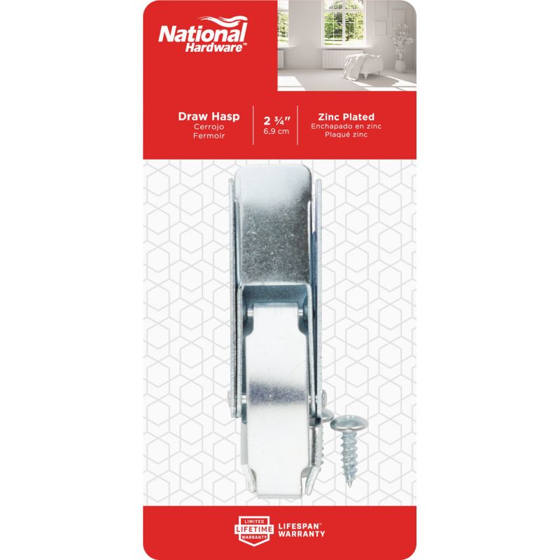National Zinc Draw Hasp 2-3/4 In.