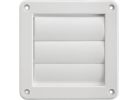 Lambro Louvered Dryer Vent Hood 4 In., White