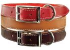 Westminster Pet Ruffin&#039; it Leather Dog Collar Brown/Red/Tan