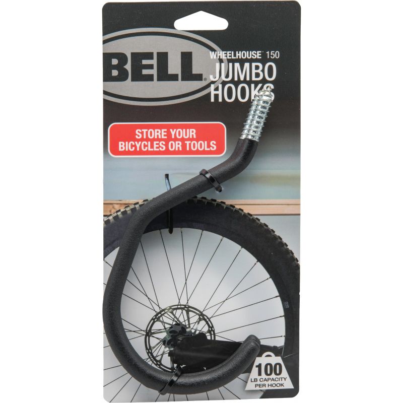Bell Sports Wheelhouse 150 Jumbo Bicycle Storage Hook Black